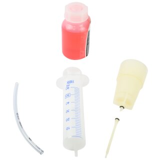 Entlüftungskit für Scheibenbremsen mit Shimano-Trichter + Spritze + Schlauch + Shimano-Öl 100 ml