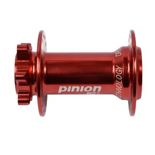 PINION H2.R Nabengehäuse Hinterradnabe Singlespeed 32-Loch rot eloxiert