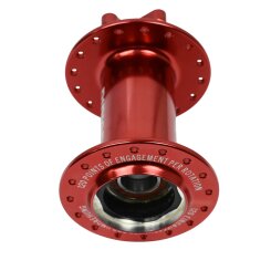 PINION H2.R Nabengehäuse Hinterradnabe Singlespeed 32-Loch rot eloxiert