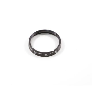 PINION Zahlenring P1.18 invers schwarz für Schaltdrehgriff DS1 & DS2