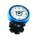 By.Schulz A-Head Clock Analoguhr für 1 1/8 A-Head Vorbauten blau
