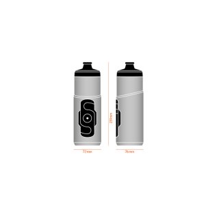 FIDLOCK TWIST bottle 600 Trinkflaschen Set inkl. bike base Magnethalter Flaschenhalter smoke / grau