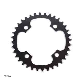 PB Single Speed Kettenblatt Stahl 104mm 4-Loch schwarz - Pinion Rohloff E-Bike 36 Zähne