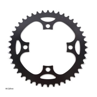 PB Single Speed Kettenblatt Stahl 104mm 4-Loch schwarz - Pinion Rohloff E-Bike 44 Zähne
