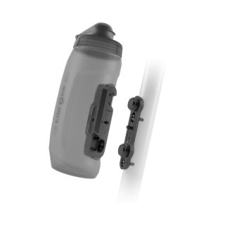 FIDLOCK TWIST bottle 590 smoke Trinkflaschen Set inkl. bike base Magnethalter Flaschenhalter