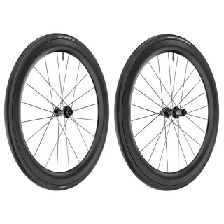 DT SWISS ARC 1100 DICUT disc 55 WTS ROAD Carbon Laufradsatz mit Reifen 12x100 & 12x142