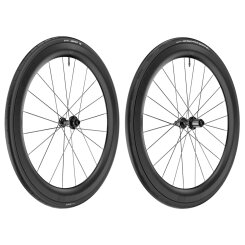 DT SWISS ARC 1100 DICUT disc 55 WTS ROAD Carbon Laufradsatz mit Reifen 12x100 & 12x142
