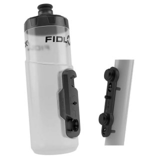 FIDLOCK TWIST bottle 600 Trinkflaschen Set inkl. bike base Magnethalter Flaschenhalter transparent