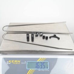CURANA C-Lite Schutzblech Set 28" schwarz 55mm