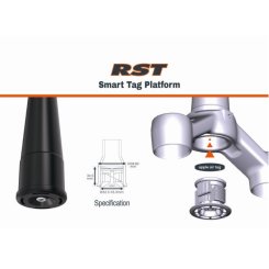 RST Smart Tag Gabel Adapter Apple Air Tag Halter Fahrrad