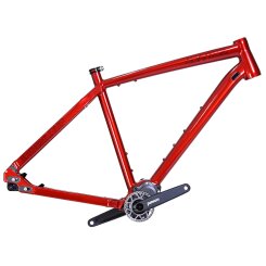 QUANTOR ERDENLAUF 28" Pinion Trekking Tour Rahmen-Getriebe-Set + Gates Zahnriemen