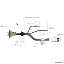 Neodrives Z20 V5 Kabelbaum mit Lichtkabel für 482 Wh Schwenkakku Nr.: 1593396