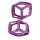 Hope F22 Pedale Plattform lila Flat Pedals purple MTB