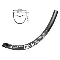DT Swiss Felge G 540 28" 29" Gravel 32-Loch...
