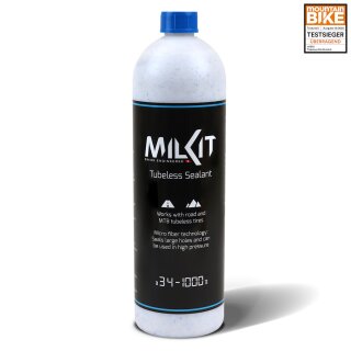 MILKIT Dichtmilch Tubeless Sealant MTB & Road Dichtmittel 1000ml