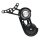 PINION MGU Kettenspanner CT2 Longlife Nr. P8549L & Montageplatte P8554 E-Line 30 Zähne