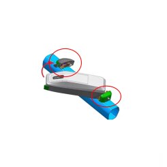 FIT Akkuhalter breit für Range Extender von Pinion MGU Bikes - Nr.: 501095