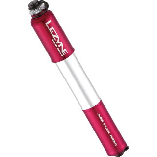 LEZYNE Alloy Drive Medium Hochdruck Minipumpe 90psi 6,2bar rot